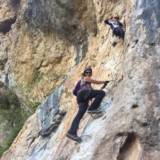vía ferrata y barranco jucar. cuenca