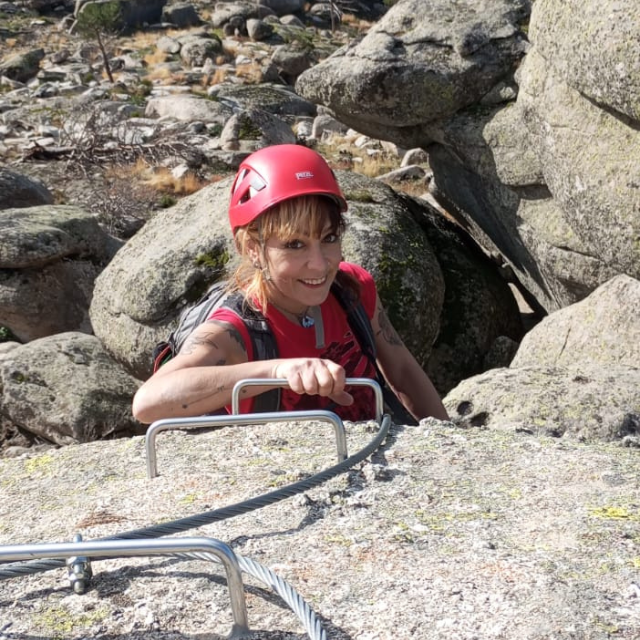 vía ferrata cancho de la muela.
