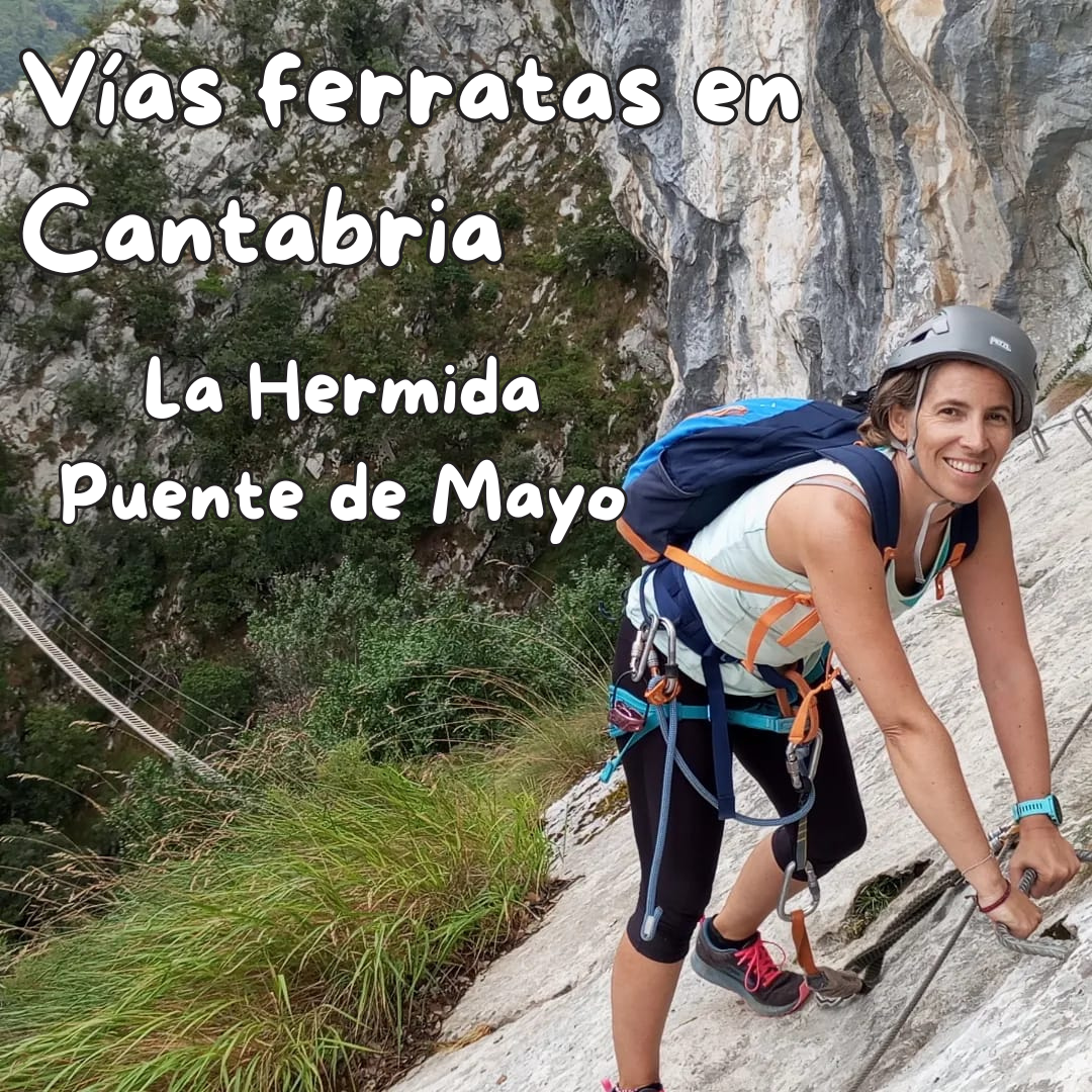 vías ferratas de cantabria. la hermida. puente de mayo