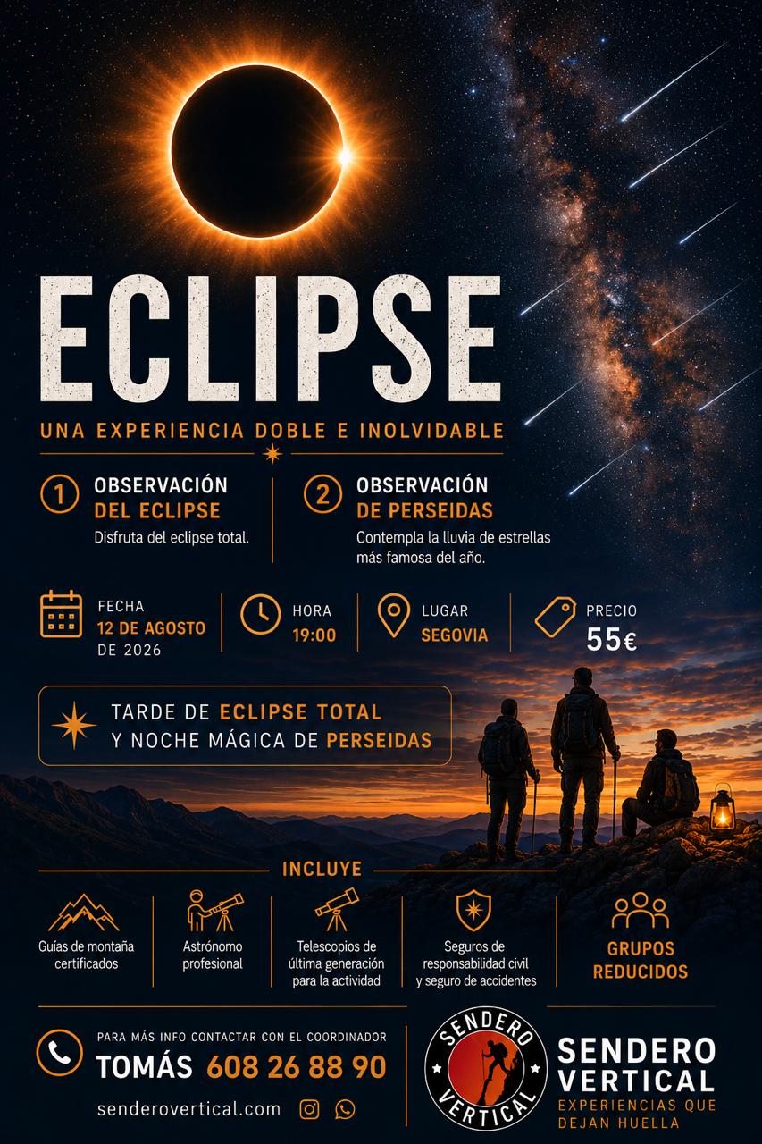 eclipse y perseidas. 12 de agosto