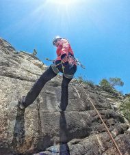curso de iniciación al alpinismo: escalada y rápel